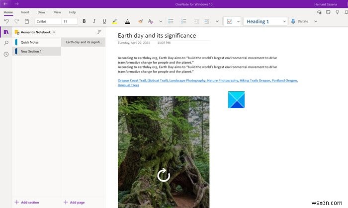 วิธีฝังพิน Pinterest ใน OneNote หรือ Word 