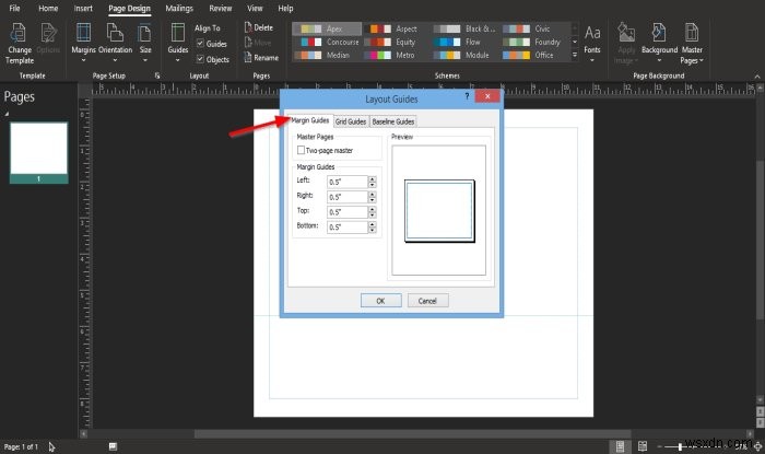 Layout Guides ใน Publisher คืออะไรและจะใช้งานอย่างไร 