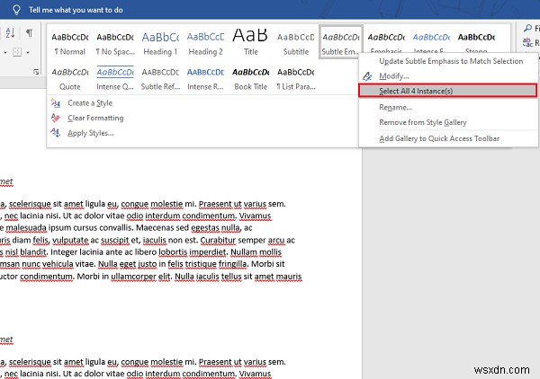 วิธีลบหลายย่อหน้าพร้อมกันใน Microsoft Word 