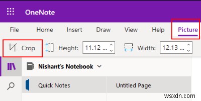 วิธีหมุนและครอบตัดรูปภาพใน Microsoft OneNote 