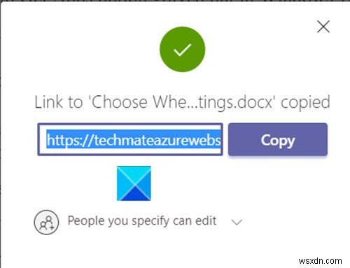 วิธีแชร์ไฟล์ที่ได้รับการป้องกันใน Microsoft Teams 