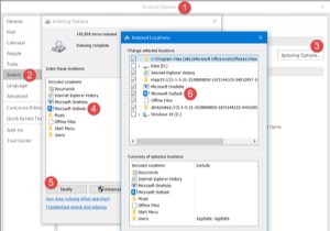 Microsoft Outlook Search เป็นสีเทาหรือไม่ทำงาน 
