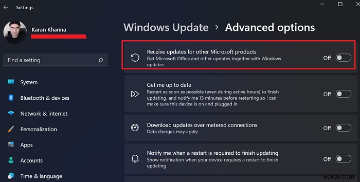 วิธีอัปเดตผลิตภัณฑ์ Microsoft อื่นๆ โดยใช้ Windows Update 