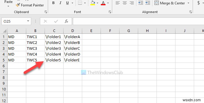 วิธีสร้างหลายโฟลเดอร์พร้อมกันจาก Excel 