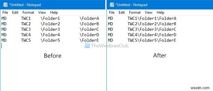 วิธีสร้างหลายโฟลเดอร์พร้อมกันจาก Excel 