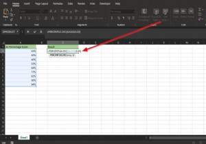 วิธีใช้ฟังก์ชัน Percentile.Exc ใน Microsoft Excel 