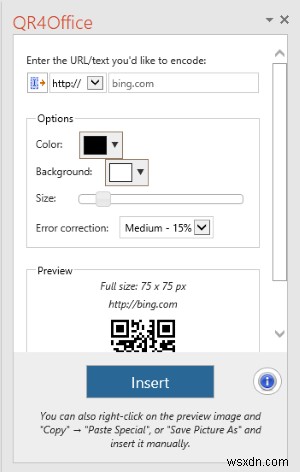 วิธีสร้างรหัส QR ใน PowerPoint และ Excel