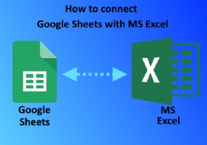 วิธีเชื่อมต่อ Google ชีตกับ Microsoft Excel