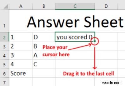 วิธีสร้างแบบทดสอบอัตโนมัติใน Microsoft Excel 