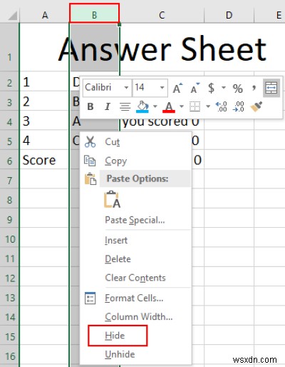 วิธีสร้างแบบทดสอบอัตโนมัติใน Microsoft Excel 