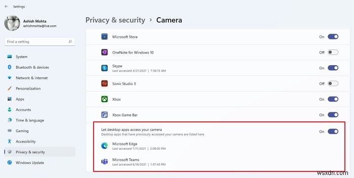 Microsoft Teams Camera เป็นสีเทาหรือไม่ทำงาน 