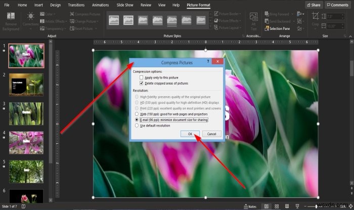 วิธีบีบอัดไฟล์ PowerPoint บน Windows 11/10 