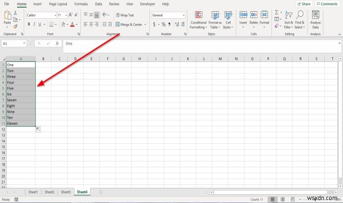 วิธีเปิดใช้งานและใช้ป้อนอัตโนมัติใน Microsoft Excel 