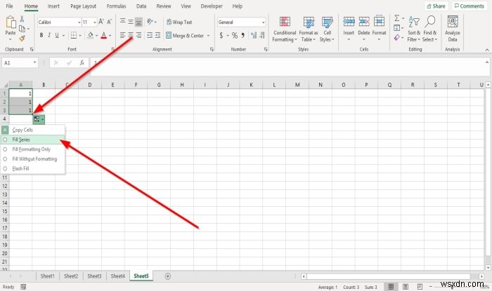 วิธีเปิดใช้งานและใช้ป้อนอัตโนมัติใน Microsoft Excel 