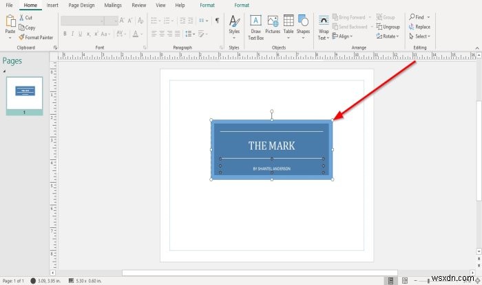 วิธีใช้ฟีเจอร์ Building Blocks ใน Microsoft Publisher 