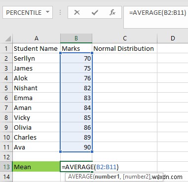 วิธีสร้าง Bell Curve ใน Microsoft Excel 