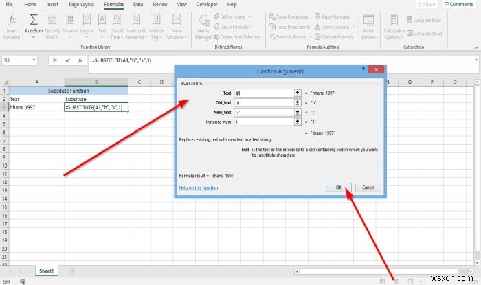 วิธีใช้ฟังก์ชันทดแทนและแทนที่ใน Microsoft Excel 