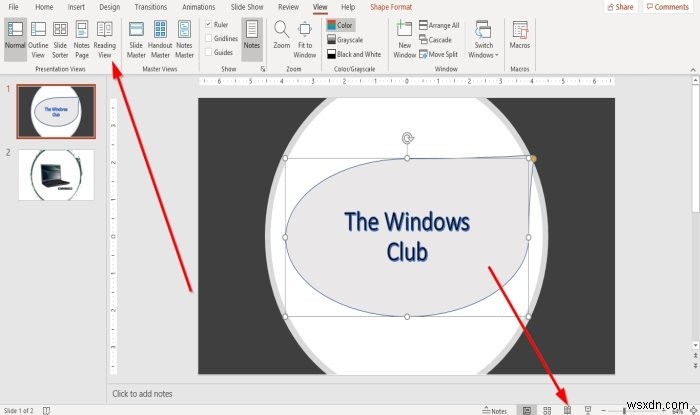 วิธีเชื่อมโยงองค์ประกอบ เนื้อหา หรือวัตถุกับสไลด์ PowerPoint 