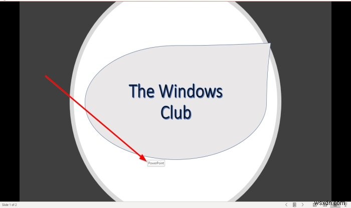 วิธีเชื่อมโยงองค์ประกอบ เนื้อหา หรือวัตถุกับสไลด์ PowerPoint 