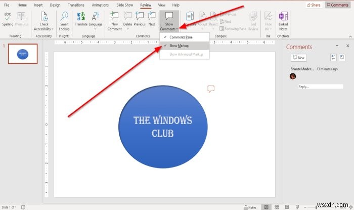 วิธีเพิ่มความคิดเห็นในสไลด์ Microsoft PowerPoint 