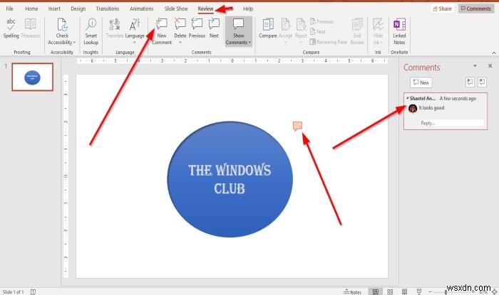 วิธีเพิ่มความคิดเห็นในสไลด์ Microsoft PowerPoint 