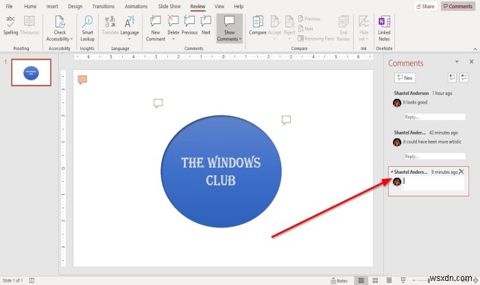 วิธีเพิ่มความคิดเห็นในสไลด์ Microsoft PowerPoint 