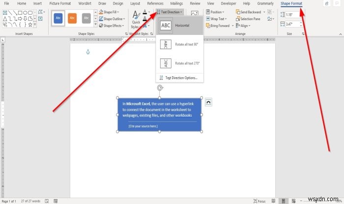 วิธีเพิ่ม คัดลอก ลบ ใช้ และจัดการกล่องข้อความใน Microsoft Word 