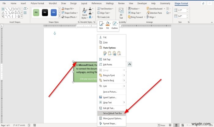 วิธีเพิ่ม คัดลอก ลบ ใช้ และจัดการกล่องข้อความใน Microsoft Word 