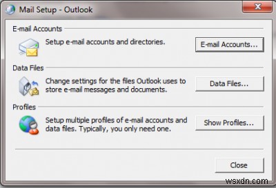 แก้ไขปัญหา Microsoft Outlook เช่น ค้าง, PST เสียหาย, โปรไฟล์, Add-in ฯลฯ 