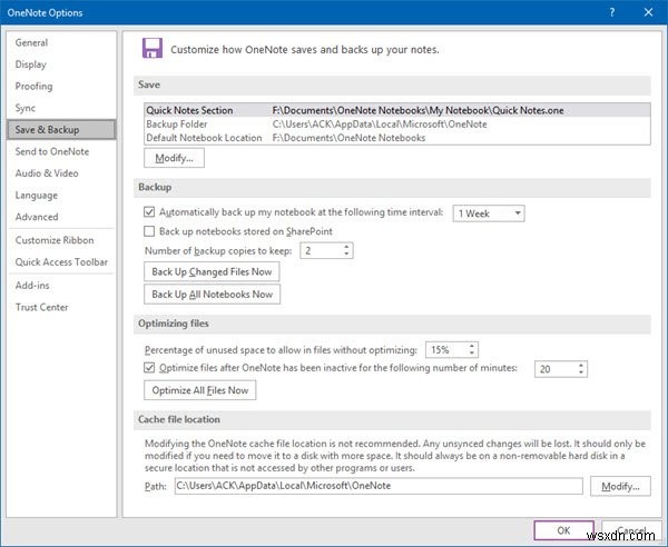 ตำแหน่งแคช OneNote อยู่ที่ไหน จะล้างแคช OneNote ได้อย่างไร 