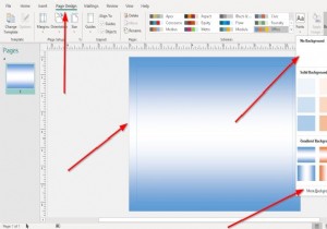 วิธีสร้างและเพิ่มพื้นหลังใน Microsoft Publisher 