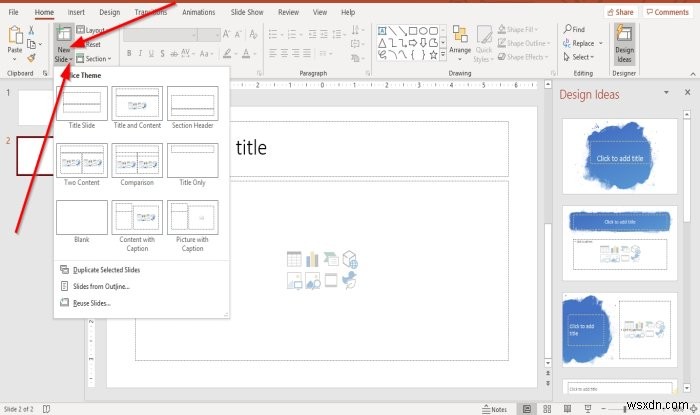 วิธีเพิ่มและลบเค้าโครงสไลด์ใน PowerPoint 