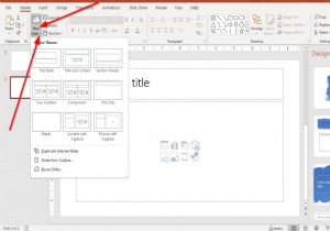 วิธีเพิ่มและลบเค้าโครงสไลด์ใน PowerPoint 