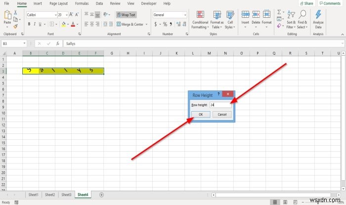 วิธีเปลี่ยนความสูงของแถวและความกว้างของคอลัมน์ใน Microsoft Excel 