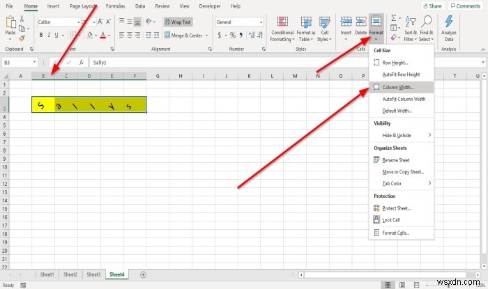วิธีเปลี่ยนความสูงของแถวและความกว้างของคอลัมน์ใน Microsoft Excel 