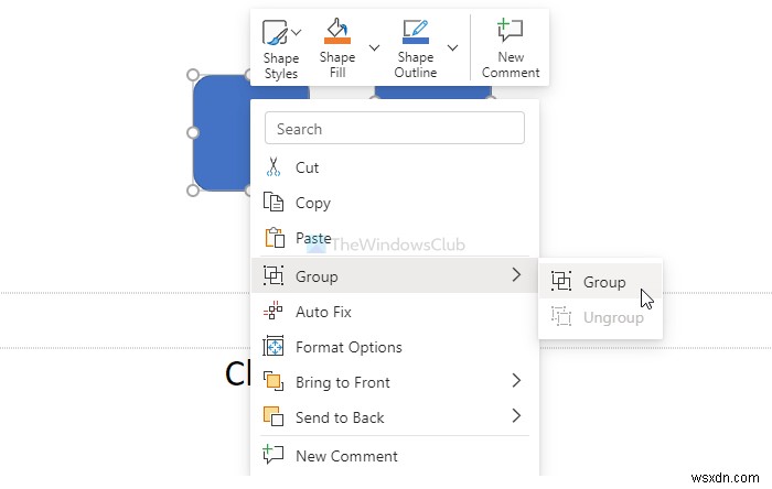 วิธีจัดกลุ่มหรือเลิกจัดกลุ่มวัตถุใน PowerPoint Online และ Google สไลด์