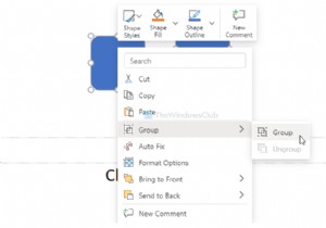 วิธีจัดกลุ่มหรือเลิกจัดกลุ่มวัตถุใน PowerPoint Online และ Google สไลด์
