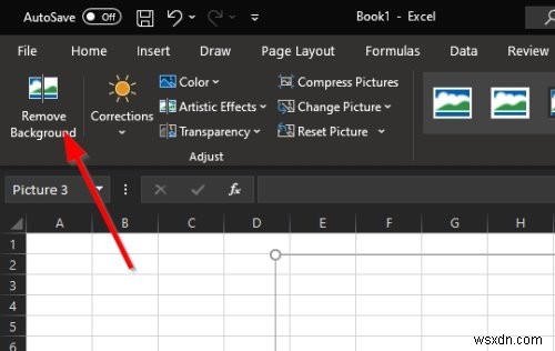 วิธีลบพื้นหลังรูปภาพใน Microsoft Excel