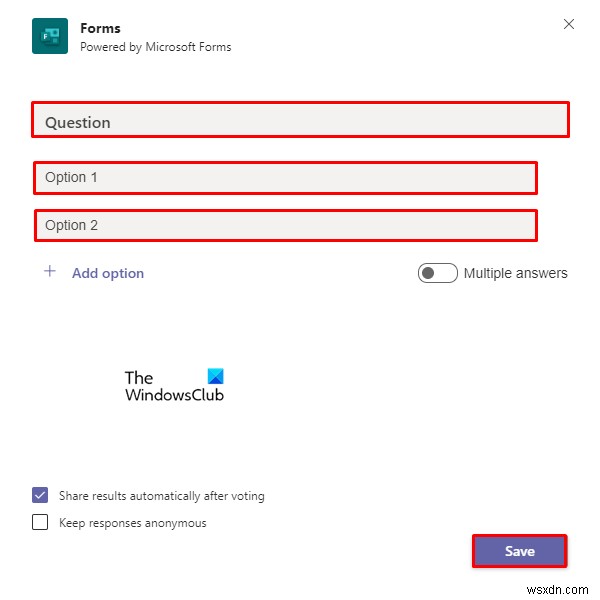 วิธีสร้างโพลล์ใน Microsoft Teams