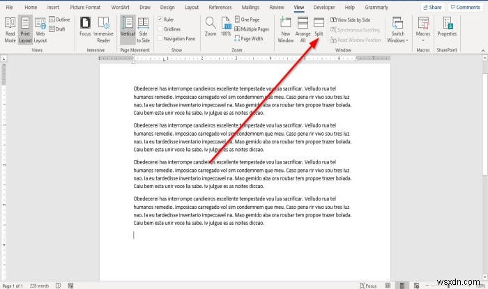 วิธีแสดงและทำงานกับหลายหน้าต่างใน Microsoft Word 