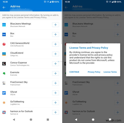 วิธีติดตั้งโปรแกรมเสริมใน Outlook สำหรับ Android และ iOS 