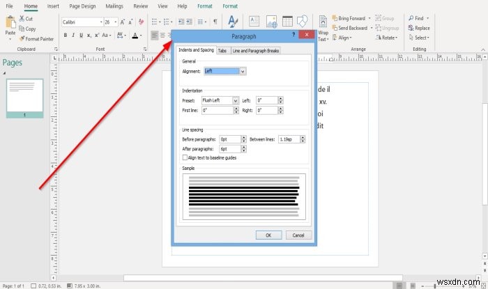 วิธีเปลี่ยนระยะห่างโดยใช้ Character, Line หรือ Paragraph Spacing Tool ใน Microsoft Publisher 