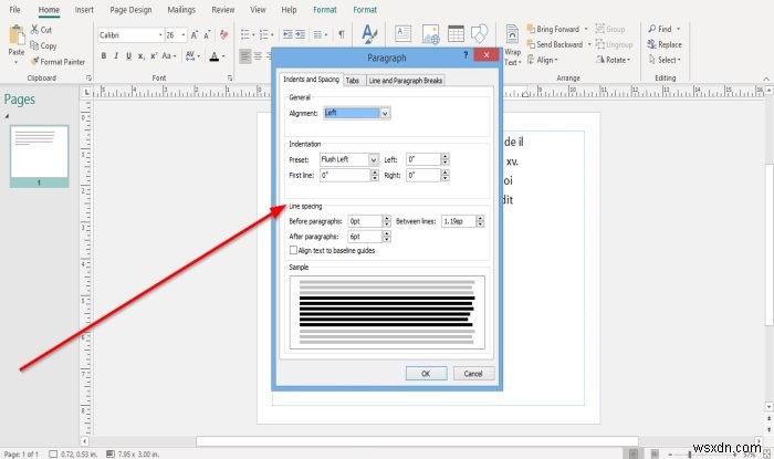 วิธีเปลี่ยนระยะห่างโดยใช้ Character, Line หรือ Paragraph Spacing Tool ใน Microsoft Publisher 