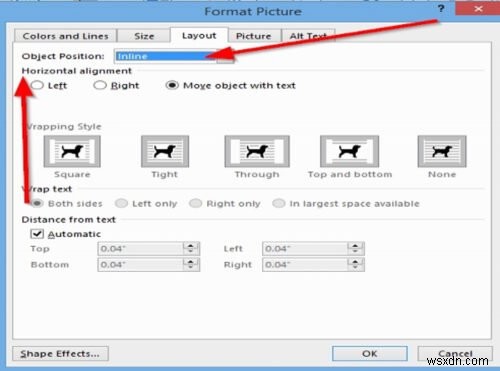 วิธีจัดตำแหน่งรูปภาพโดยใช้ Position Object ใน Microsoft Publisher 