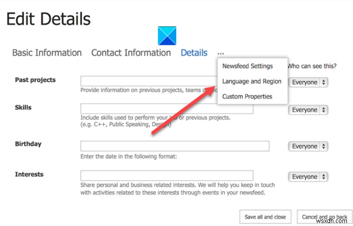 การค้นหา SharePoint ไม่ส่งคืนผลลัพธ์จากภาษาอื่น 