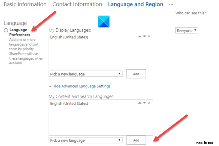 การค้นหา SharePoint ไม่ส่งคืนผลลัพธ์จากภาษาอื่น 