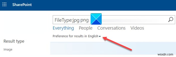 การค้นหา SharePoint ไม่ส่งคืนผลลัพธ์จากภาษาอื่น 