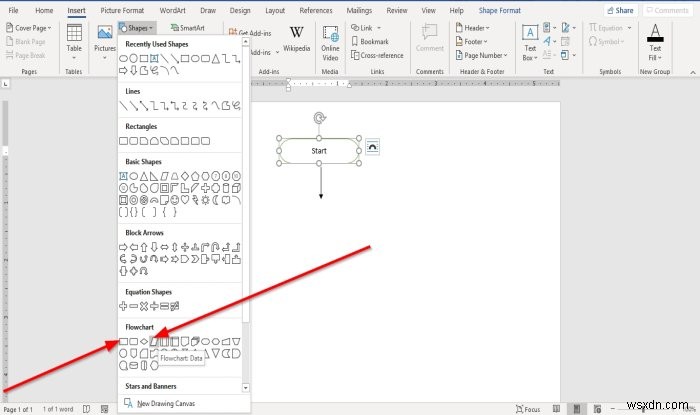 วิธีสร้างโฟลว์ชาร์ตใน Microsoft Word 