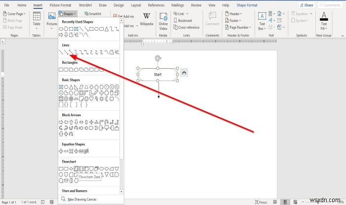 วิธีสร้างโฟลว์ชาร์ตใน Microsoft Word 