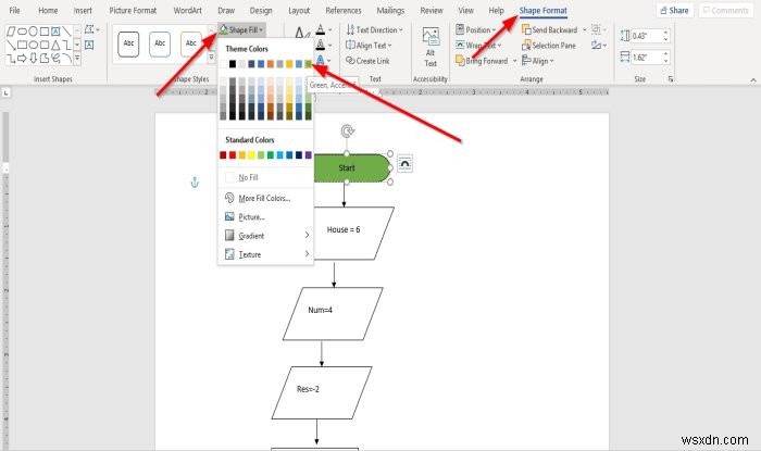 วิธีสร้างโฟลว์ชาร์ตใน Microsoft Word 